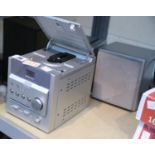 Tesco MC 907 micro CD system with two speakers. Not available for in-house P&P. Condition Report: