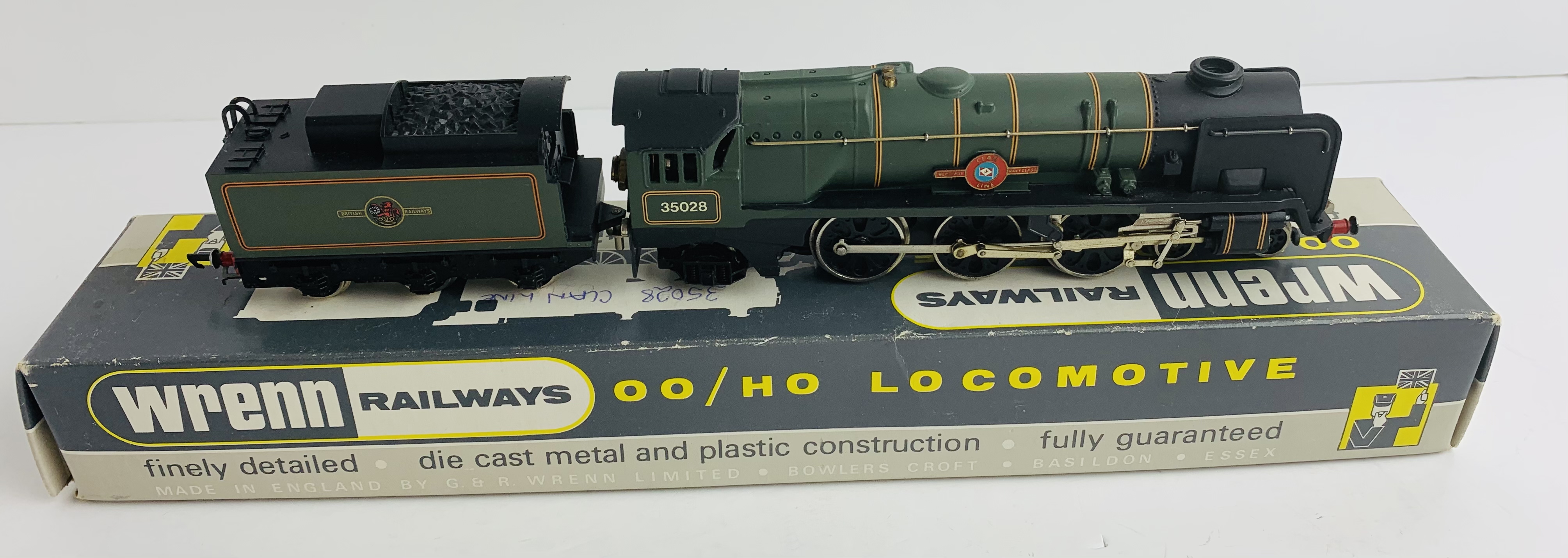 Wrenn W2238 'Clanline' 4-6-2 Boxed. P&P Group 1 (£14+VAT for the first lot and £1+VAT for subsequent - Image 3 of 6