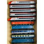 ALL FITTED WITH P4 WHEEL SETS - Hornby Pendolino (non Motorised), with further Coaches & Assorted