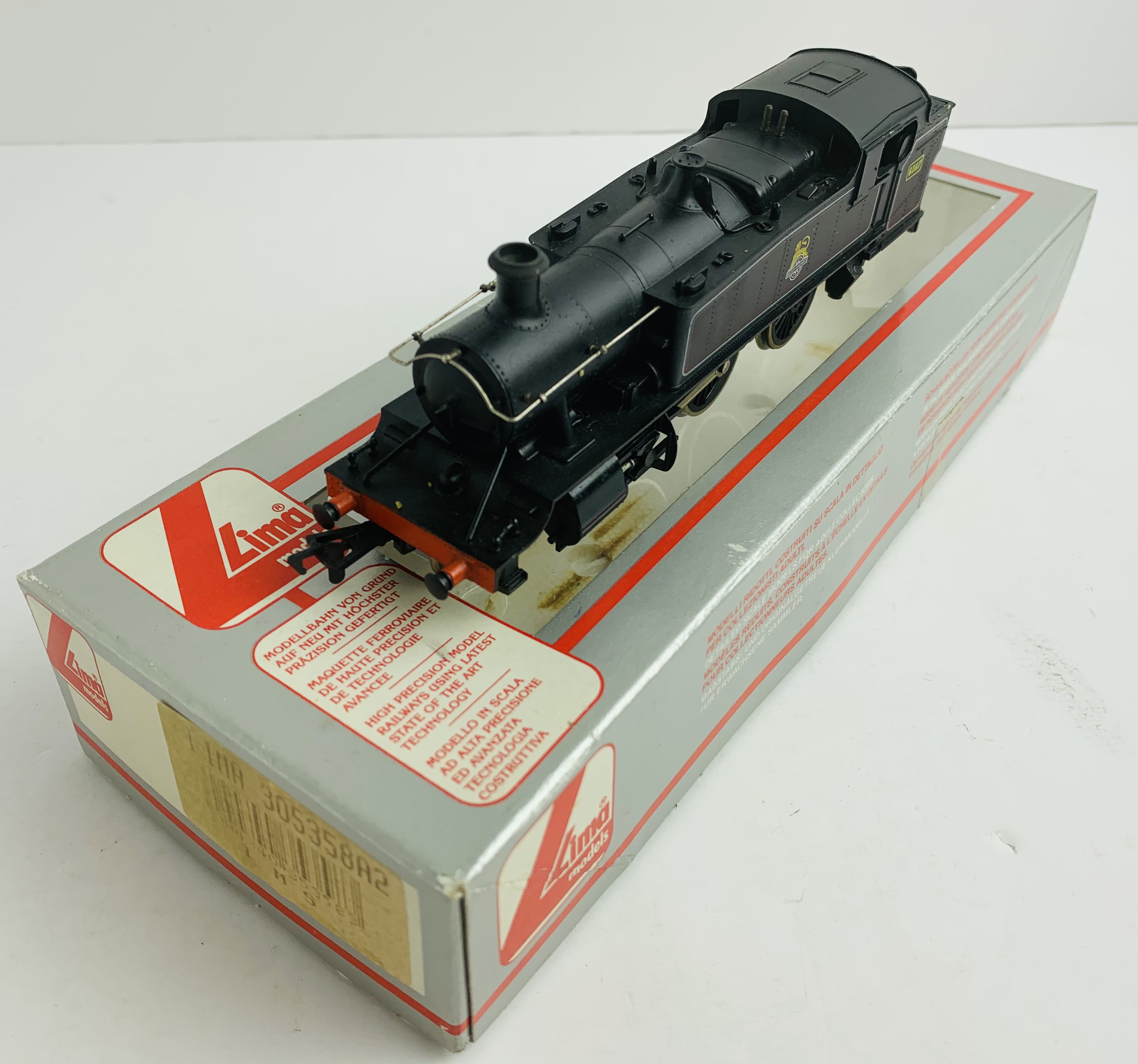 Lima OO BR 2-6-2 Black 6167 - Boxed. P&P Group 1 (£14+VAT for the first lot and £1+VAT for