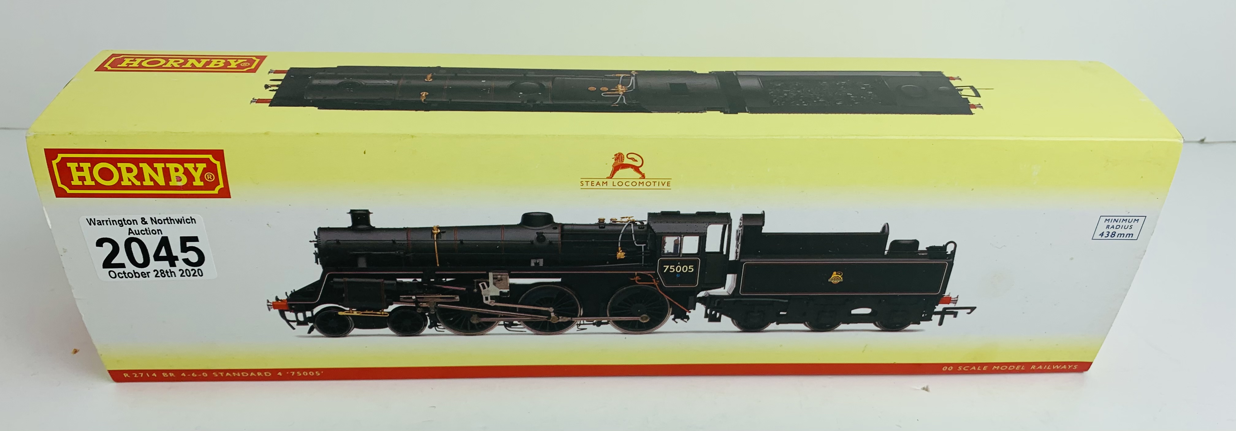 Hornby R2714 BR 4-6-0 Class 75000 - Boxed. P&P Group 1 (£14+VAT for the first lot and £1+VAT for