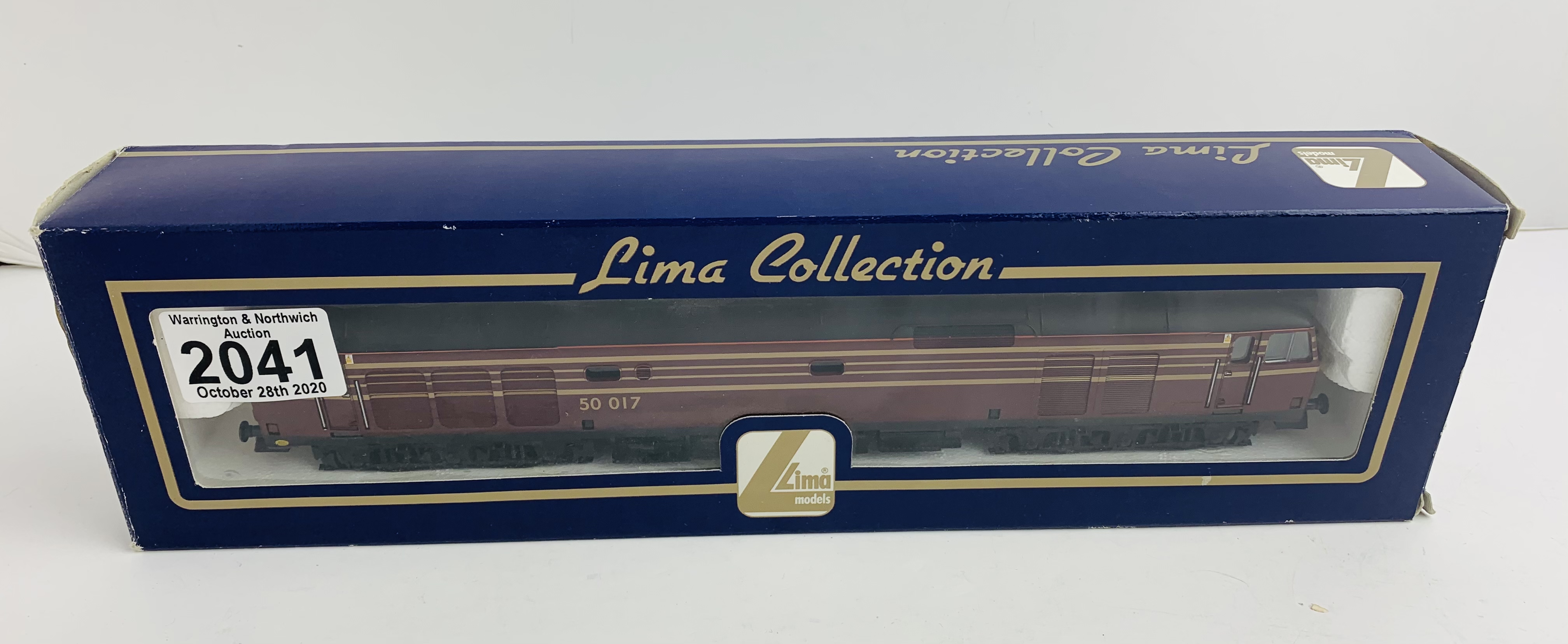 Lima OO Class 50 017 Loco - Boxed. P&P Group 1 (£14+VAT for the first lot and £1+VAT for