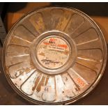 Two reel colour cinema film the Train Robbers, 169mm. P&P Group 3 (£25+VAT for the first lot and £