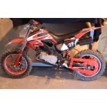 Child's Orion 50cc two stroke engine dirt bike. Not available for in-house P&P