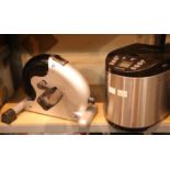 Andrew James bread maker and a small digital cycle machine. Not available for in-house P&P Condition