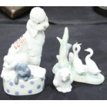 Four Nao figurines of animals. P&P Group 2 (£18+VAT for the first lot and £3+VAT for subsequent