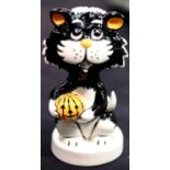 Lorna Bailey halloween cat, H: 15 cm. P&P Group 1 (£14+VAT for the first lot and £1+VAT for