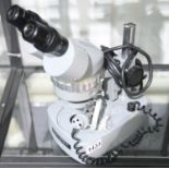 Binocular microscope, by Kyowa Optical, model SDZ-PL, with ultra-violet lamp. P&P Group 3 (£25+VAT