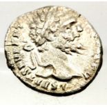 Septimius Severus - Roman Empire Silver Denarius - Captives with hands tied behind back. P&P Group 1