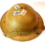 Desert Rats WWII helmet. P&P Group 2 (£18+VAT for the first lot and £3+VAT for subsequent lots)