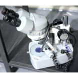 Binocular microscope, by Kyowa Optical, model SDZ-PL, with ultra-violet lamp. P&P Group 3 (£25+VAT