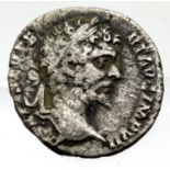 Septimius Severus - Roman Empire Silver Denarius - Victory with wreath. P&P Group 1 (£14+VAT for the