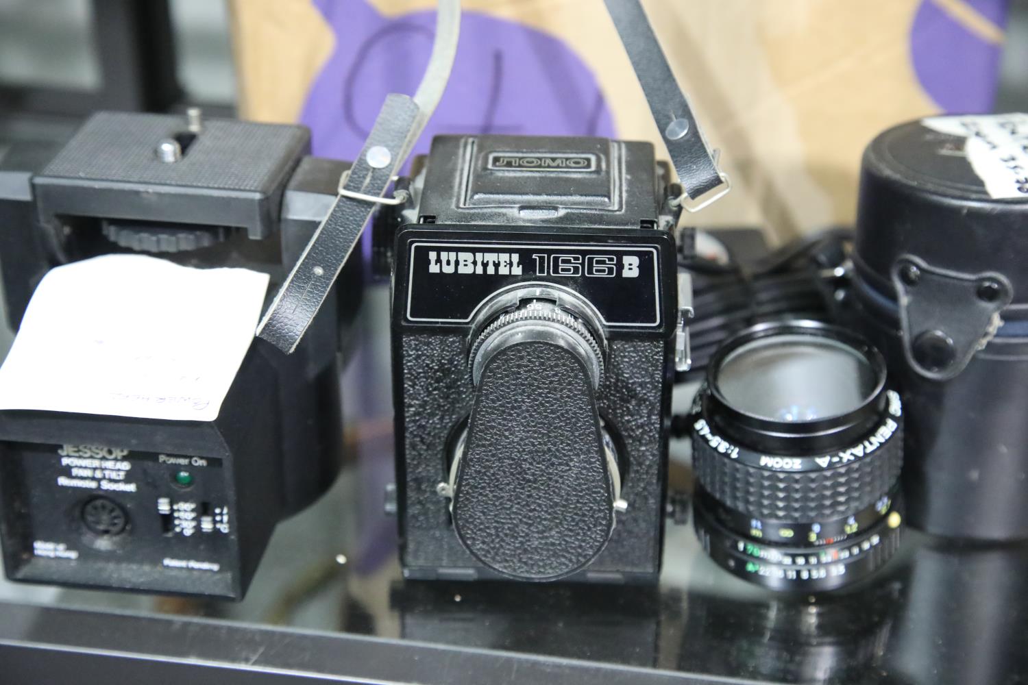 Lubitel 166B camera, Pentax A-zoom lens etc. P&P Group 3 (£25+VAT for the first lot and £5+VAT for