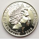 2019 - Five pound coin of Jersey - 75 Years D-Day landings. P&P Group 1 (£14+VAT for the first lot