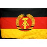 East German communist flag, 50 x 30 cm. P&P Group 1 (£14+VAT for the first lot and £1+VAT for