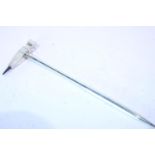 Art Deco silver plated ice pick in the form of an ice hammer. P&P Group 1 (£14+VAT for the first lot