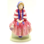 Royal Doulton figurine Forget me Not HN1813, H: 15 cm. P&P Group 2 (£18+VAT for the first lot and £