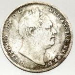 1834 - Silver Sixpence of King William IV. P&P Group 1 (£14+VAT for the first lot and £1+VAT for