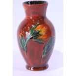 Anita Harris sunflower vase, H: 13 cm. P&P Group 1 (£14+VAT for the first lot and £1+VAT for