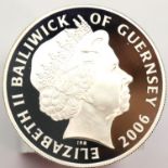 1oz 2006 Guernsey silver £5 coin. P&P Group 1 (£14+VAT for the first lot and £1+VAT for subsequent