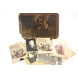 Selection of Victorian and Edwardian photographs including Robert Eadios barbershop, Govan Glasgow