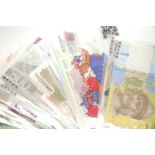 Collection of world bank notes in sleeves. P&P Group 1 (£14+VAT for the first lot and £1+VAT for