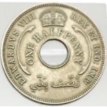 1936 - British West Africa Half Penny of Edward VIII. P&P Group 1 (£14+VAT for the first lot and £