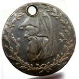 Wales (Anglesey) mining token - Parys - Depiction of Druid. P&P Group 1 (£14+VAT for the first lot