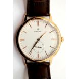 Boxed Gents Ornake wristwatch with Japanese Miyota movement, white face with subsidiary seconds