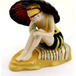 Royal Doulton boxed sunshine girl, L/E, H: 7 cm. P&P Group 2 (£18+VAT for the first lot and £3+VAT