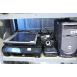 Quantity of computer items including keyboards, screen printer, wires etc. Not available for in-