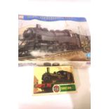 Two 1:72 scale Railway locomotives plastic kits; Airfix saddle tank, Hobby Boss - German CL BR