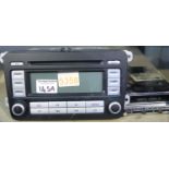 UW RCD 300 car CD/radio and Sanyo FT888 8 track cartridge player. Not available for in-house P&P