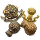 Five British Yeomanry Cap Badges. P&P Group 1 (£14+VAT for the first lot and £1+VAT for subsequent