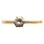 9ct gold dress ring, size O, 1.2g. P&P Group 1 (£14+VAT for the first lot and £1+VAT for