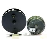 Two fishing reels, centre pin and beaulite fly reel. P&P Group 2 (£18+VAT for the first lot and £3+