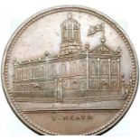 Liverpool Coliseum 1850 token with good definition. P&P Group 1 (£14+VAT for the first lot and £1+