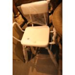 Metal framed disability aid chair. Not available for in-house P&P