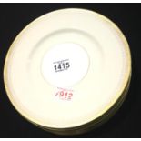 Six Minton dinner plates for C R Crocker & Co, Syracuse New York. P&P Group 3 (£25+VAT for the first