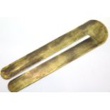 WWII Auxiliary Transport Service brass Button Stick. P&P Group 1 (£14+VAT for the first lot and £1+