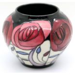 Moorcroft Bella Houston design bulbous vase, H: 10 cm. P&P Group 2 (£18+VAT for the first lot and £