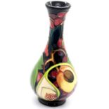 Moorcroft vase in the Queens Choice pattern, H: 17 cm. P&P Group 2 (£18+VAT for the first lot and £