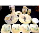 Quantity of Royal Doulton series ware ceramics, some A/F. Not available for in-house P&P