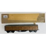O Gauge Kit Built Siphon Coach. P&P Group 2 (£18+VAT for the first lot and £3+VAT for subsequent