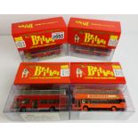 4x Britbus 1:76 Buses - To Include: ME-03, AS1-02, R811, R904 - All Boxed. P&P Group 2 (£18+VAT