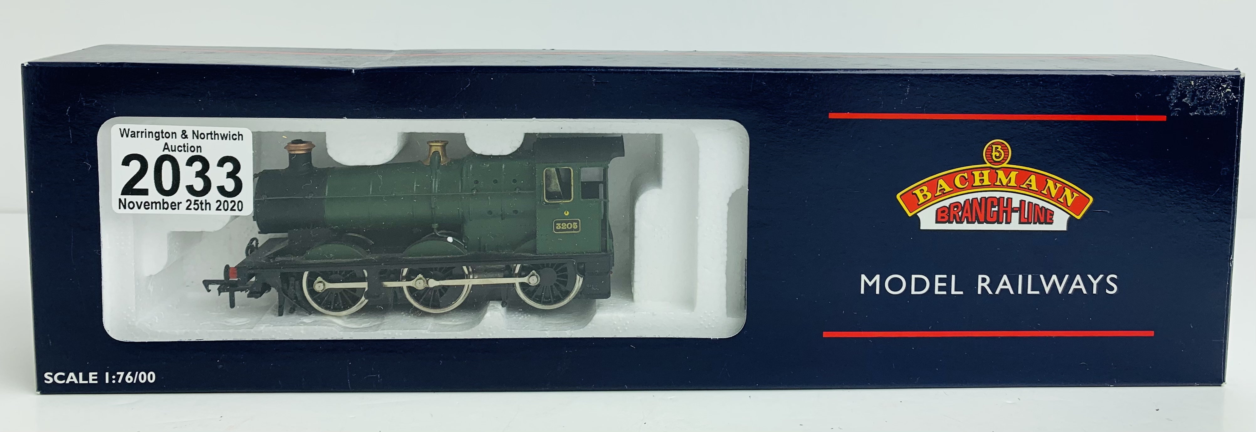 Bachmann OO 31-830 43XX GWR Green - Boxed. P&P Group 1 (£14+VAT for the first lot and £1+VAT for