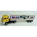 Scalextric Leyland Road Train HGV Truck with Mobil Saudia Trailer - Unboxed. P&P Group 2 (£18+VAT