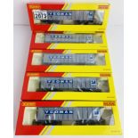 5x Hornby OO R6887 Bogie Tippler Wagon 'Yeoman' - New Ex Shop Stock Boxed. P&P Group 3 (£25+VAT