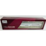 Qatar Airways 1:200 Airbus A340-600 - Boxed. P&P Group 1 (£14+VAT for the first lot and £1+VAT for