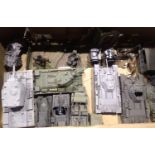 11x Kit Built German Tanks & Armoured Vehicles (16cm x8cm Each Approx) - Expertly built by Peter